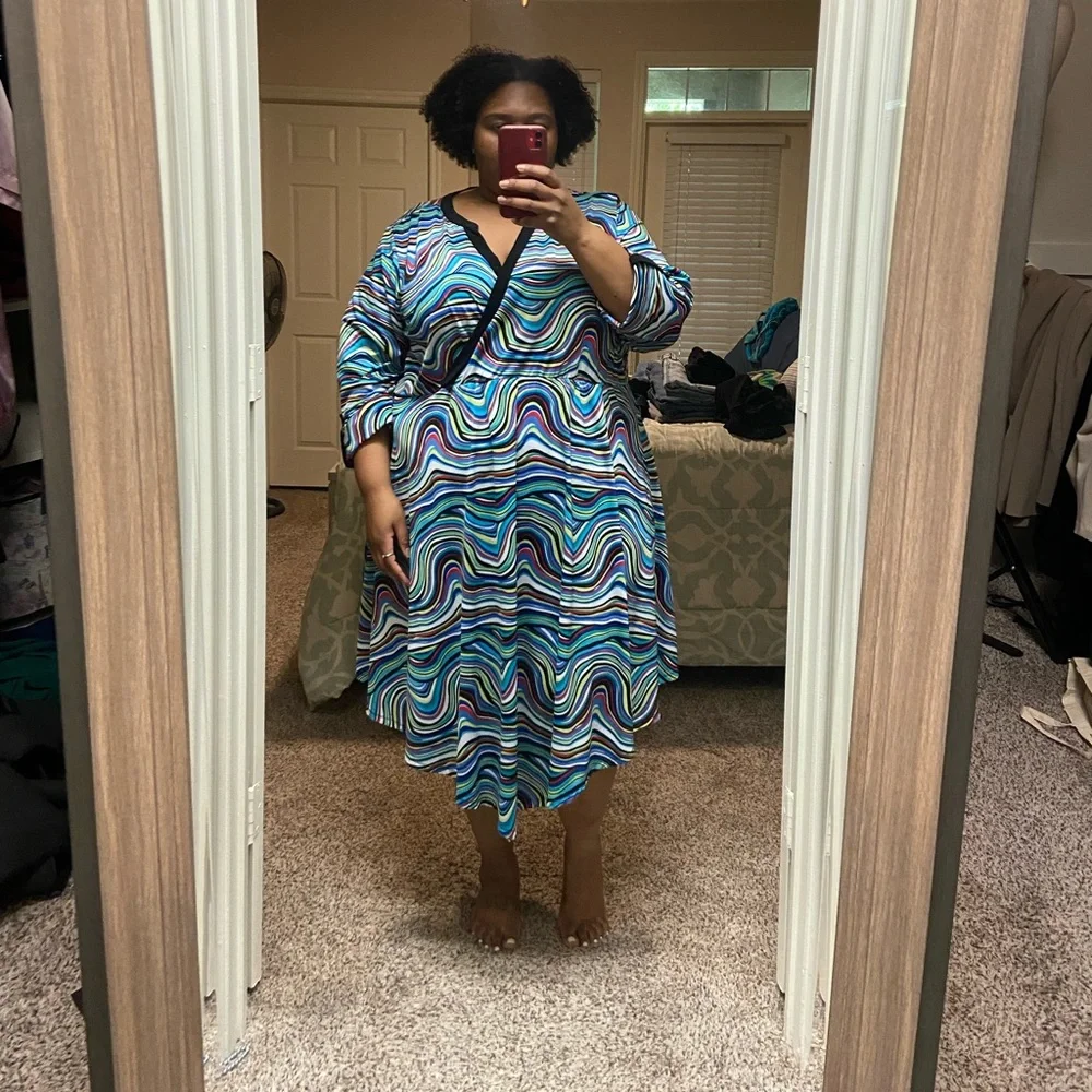 Avenue Asymmetrical Dress - Picture 1 of 10